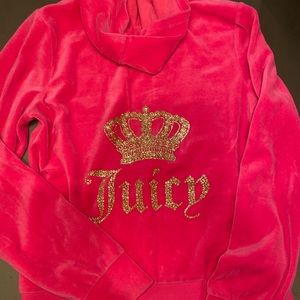 Juicy couture velour track jacket
